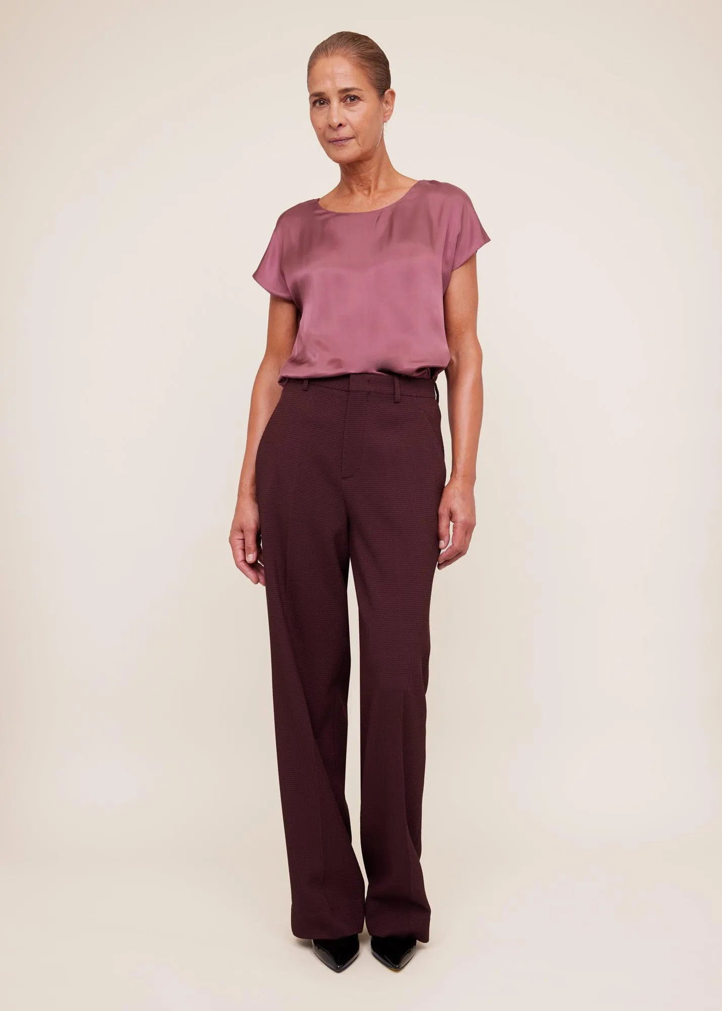 Viscose top met split