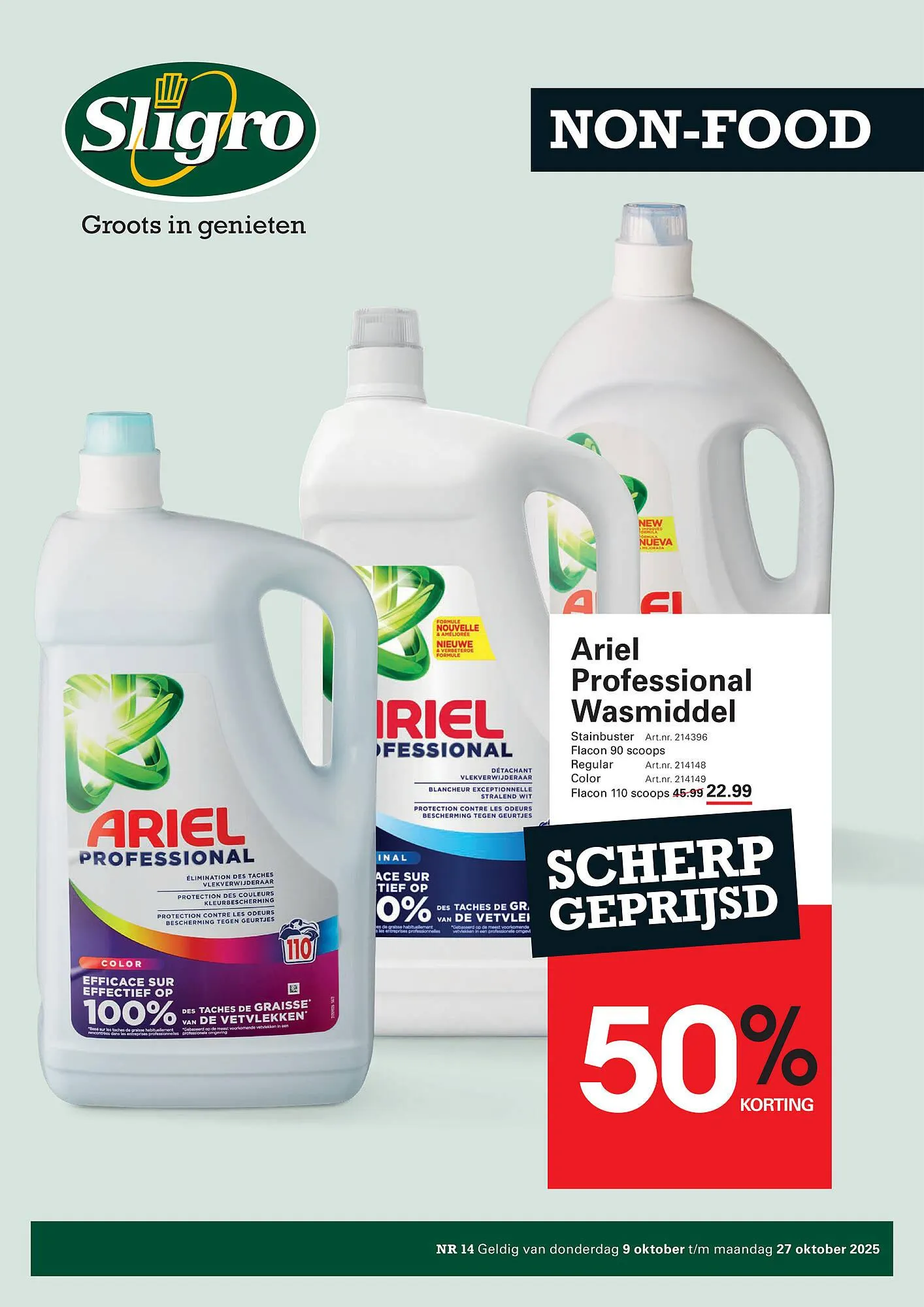Sligro folder van 5 oktober tot 27 oktober 2025 - Folder pagina 59