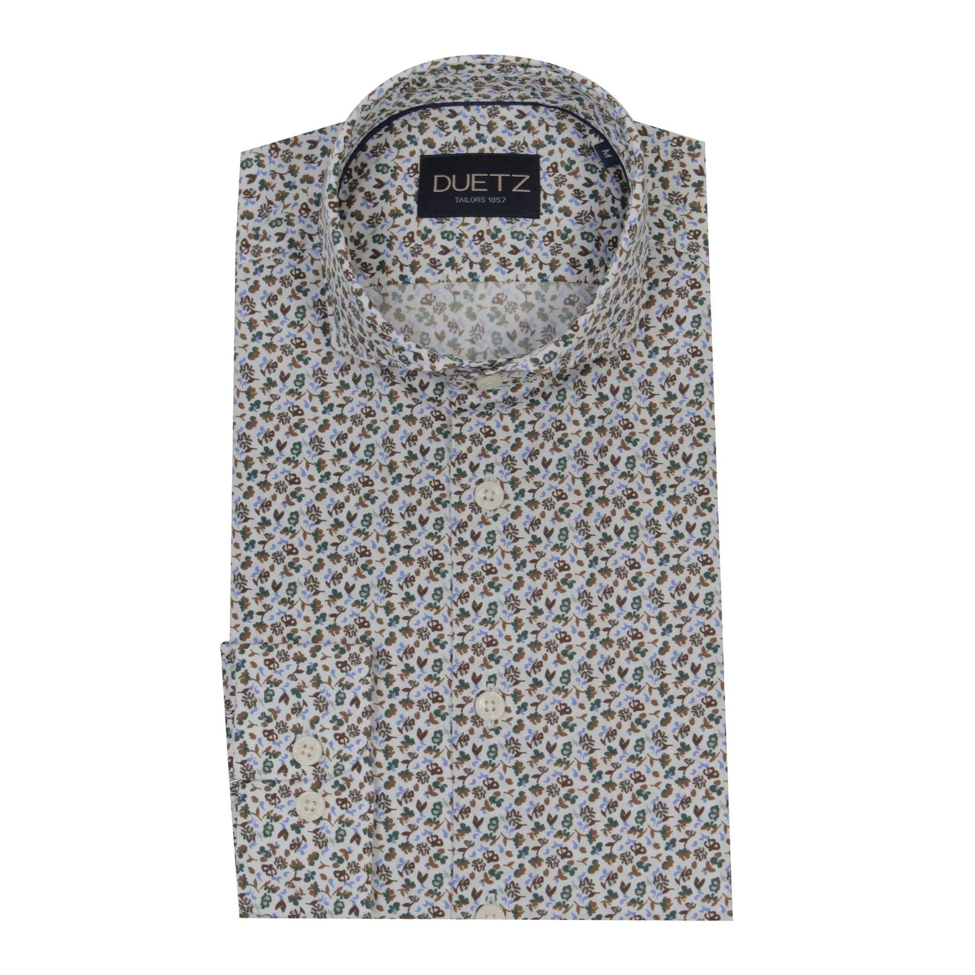 Overhemd met Print Groen