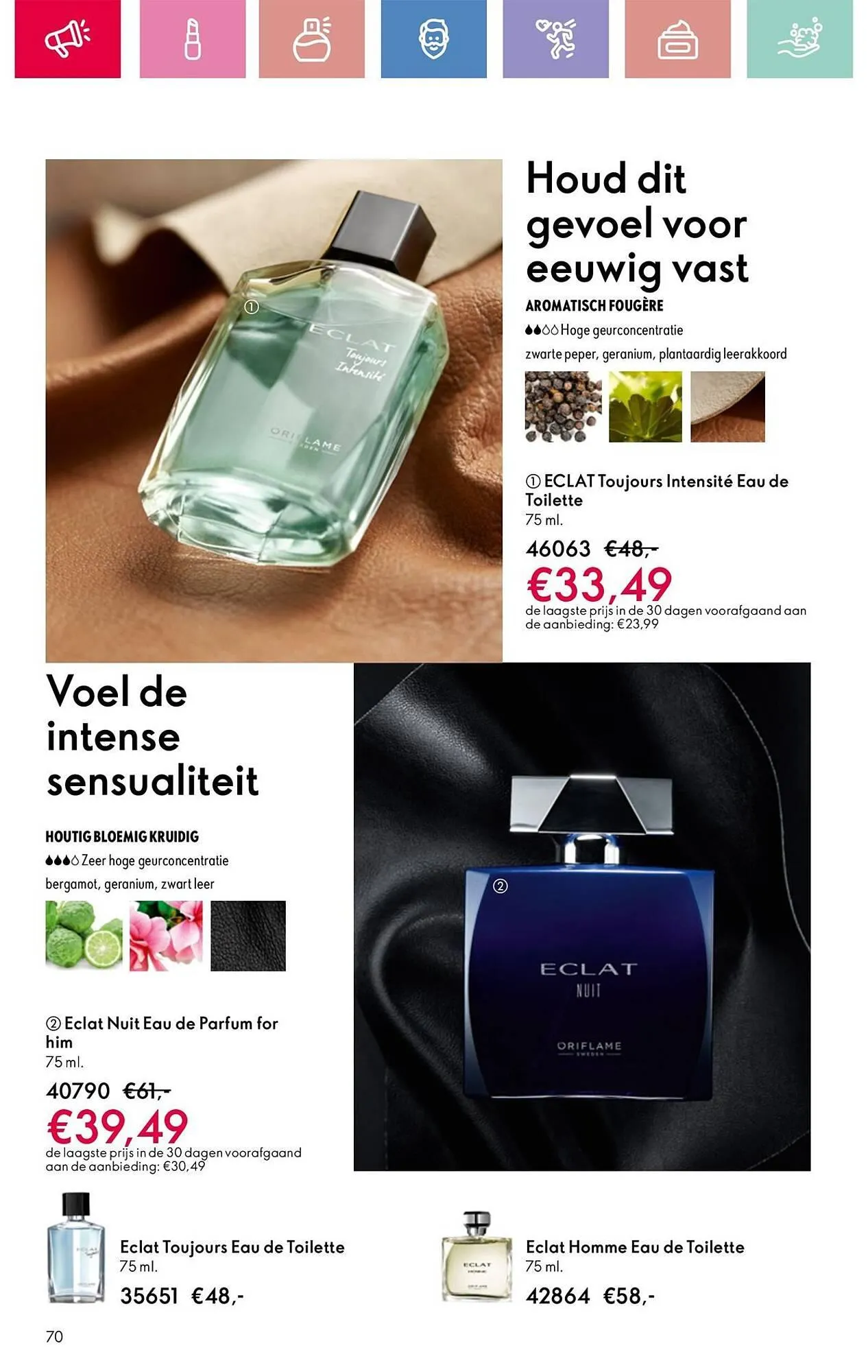 Oriflame folder van 10 maart tot 29 maart 2025 - Folder pagina 70