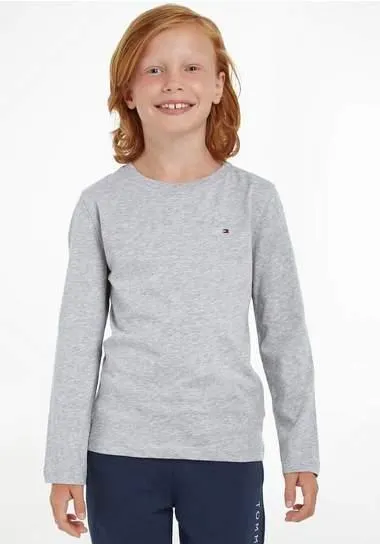Tommy Hilfiger Shirt met lange mouwen BOYS BASIC CN KNIT L/S Kinderen Kids Junior MiniMe,