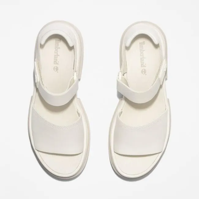 Everleigh Two-Strap Sandaal voor dames in Wit