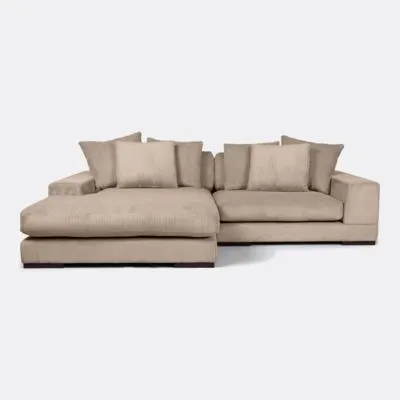 Mino Hoekbank 1,5D Ribcord12Taupe