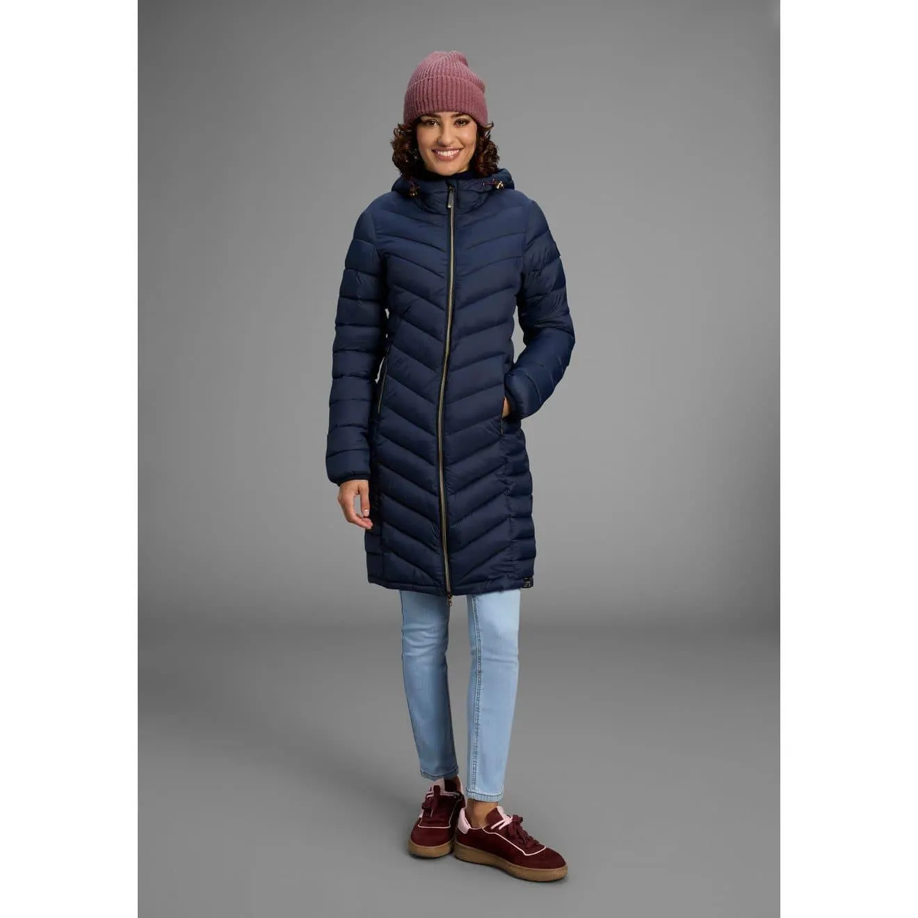 Polarino Gewatteerde jas bijzonder licht maar met grote warmteopslagcapaciteit