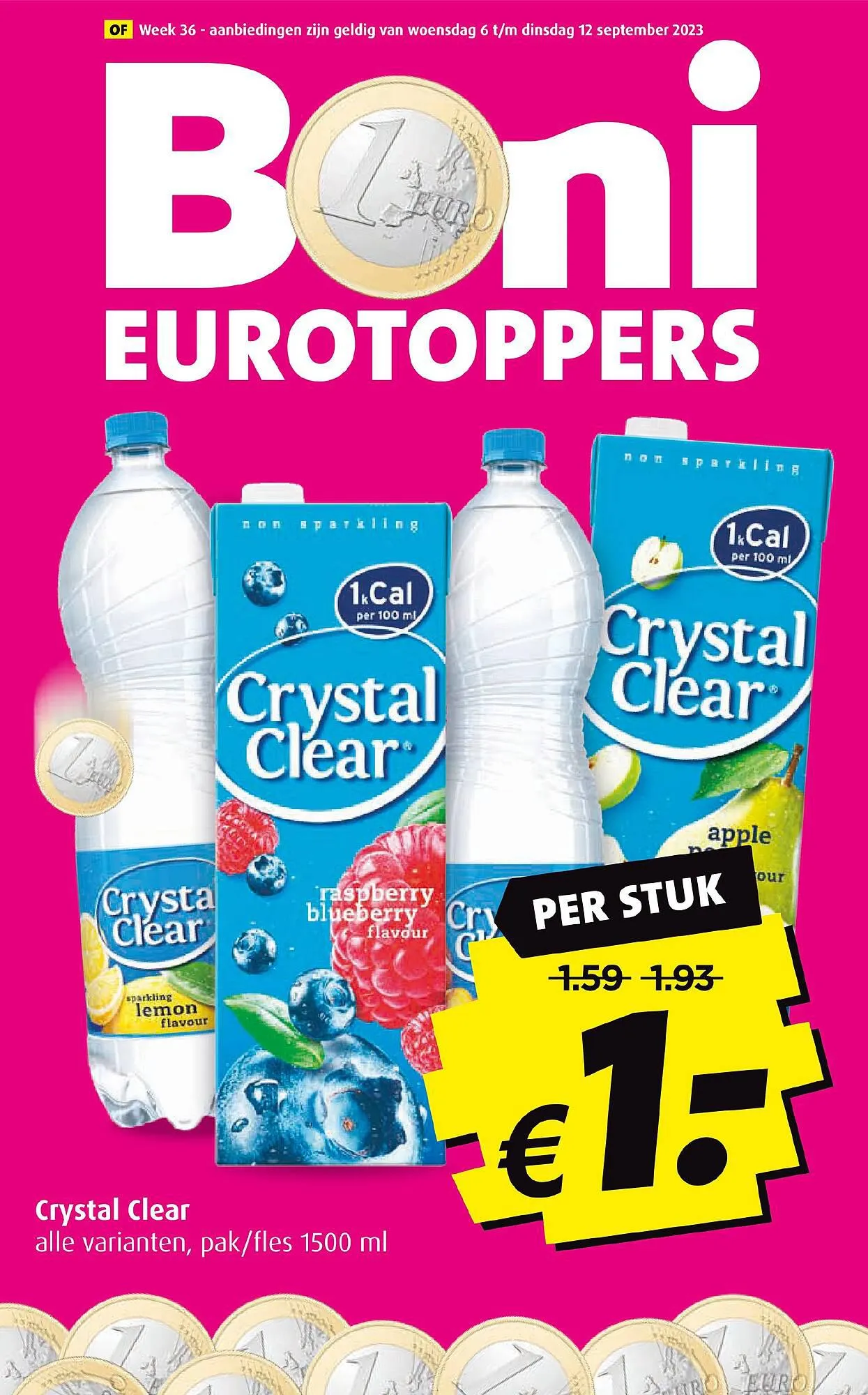 Boni folder van 6 september tot 12 september 2023 - Folder pagina 1