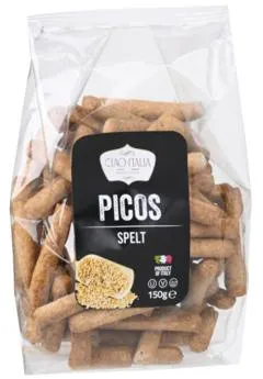 2 zakken Ciao Italia Picos Spelt 150g