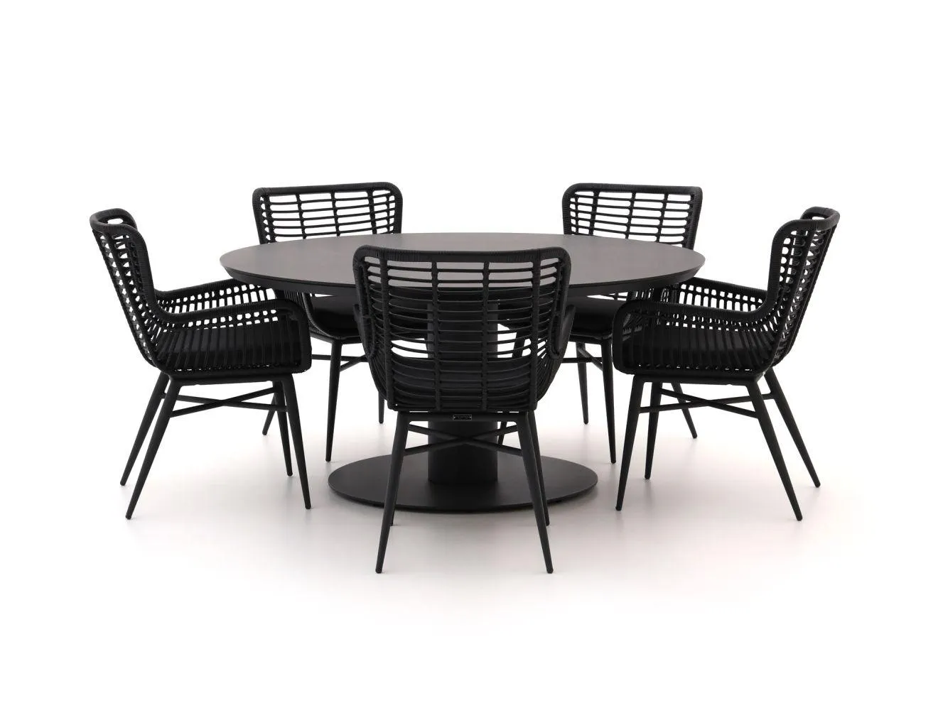 Intenso Asti/La Fonte Ø150cm dining tuinset 6-delig
