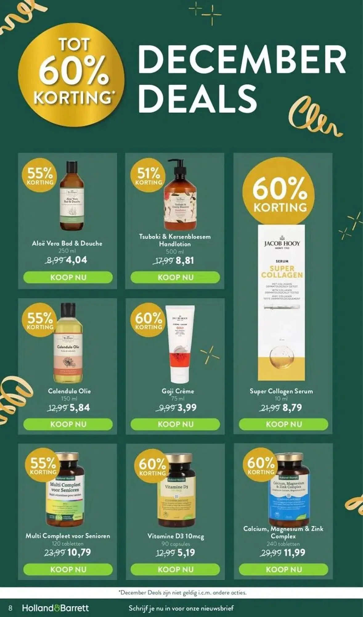 Holland & Barrett folder van 27 november tot 3 december 2023 - Folder pagina 8