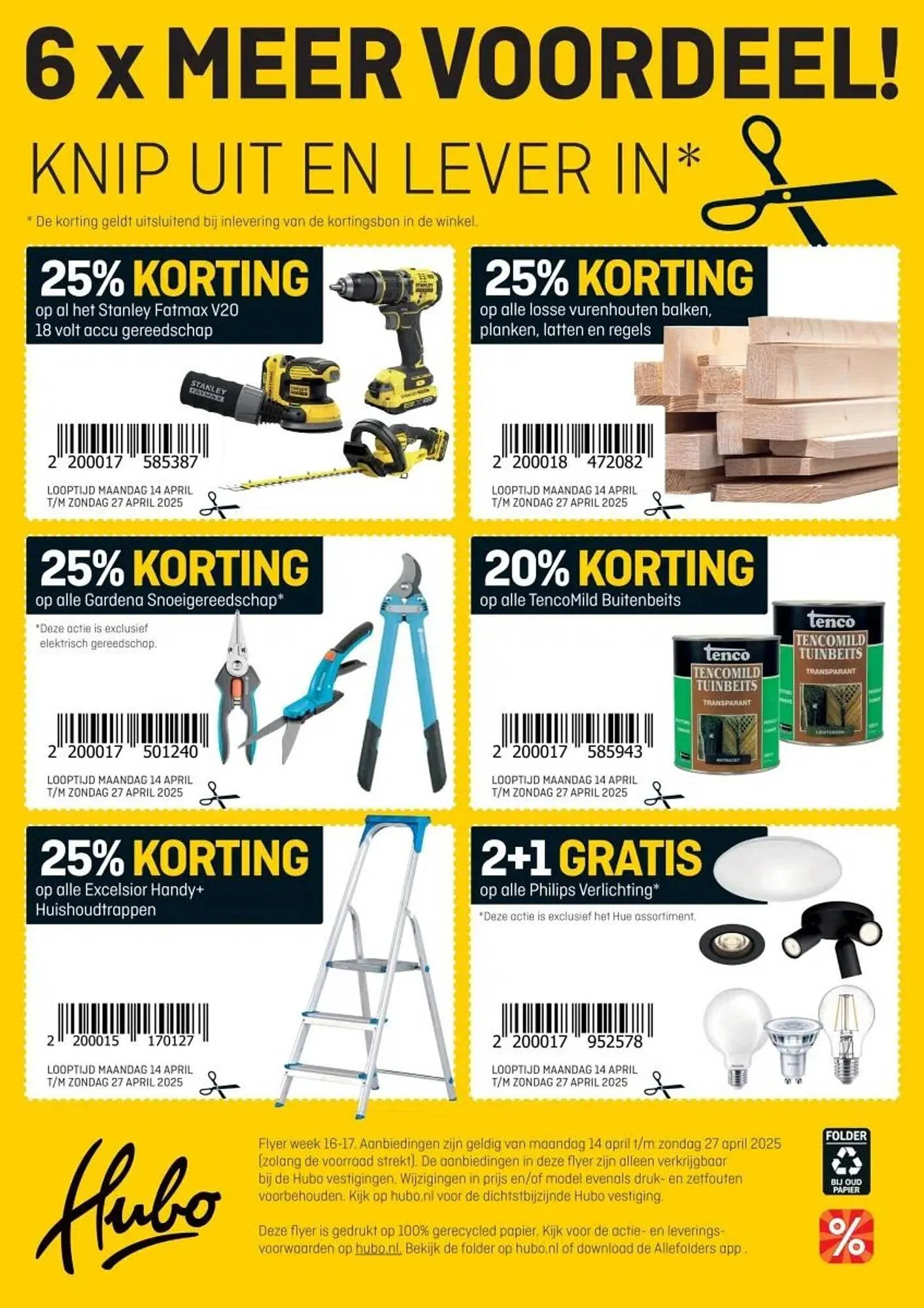 Hubo folder van 14 april tot 27 april 2025 - Folder pagina 2