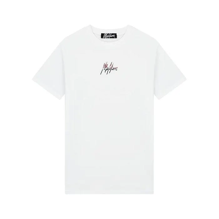 Split 2.0 shirt heren white dark mauve