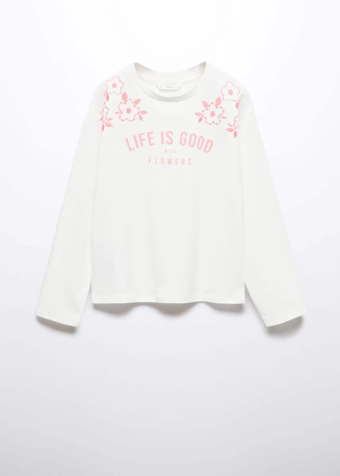 Mesajlı uzun kollu tişört