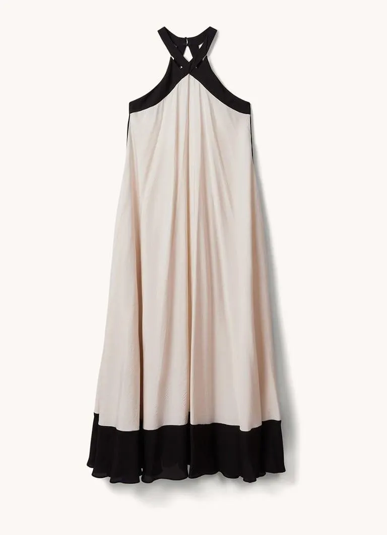 Aubree maxi jurk met rugdecolleté