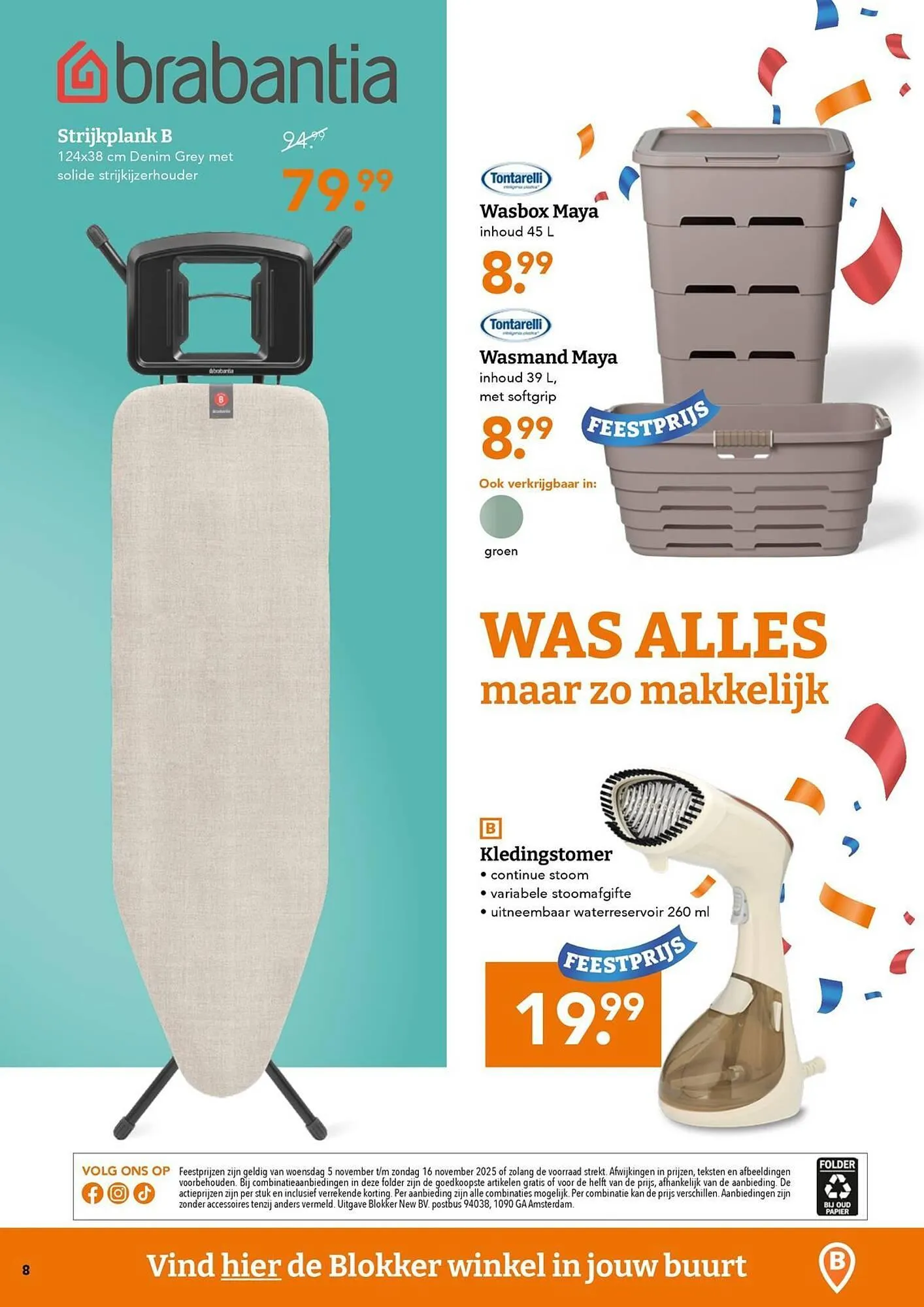 Blokker folder van 5 november tot 16 november 2025 - Folder pagina 8