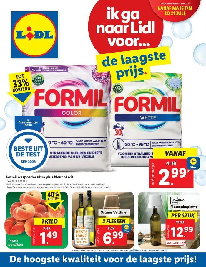 Actuele speciale acties van 11 juli tot 24 juli 2024 - Folder pagina 1