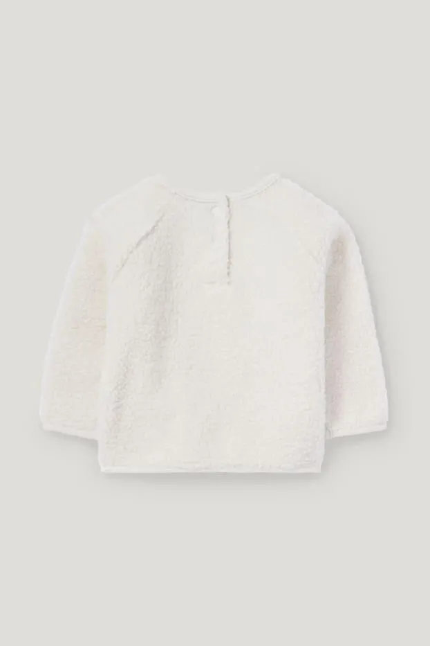 Beertje - babythermosweatshirt voor kerst