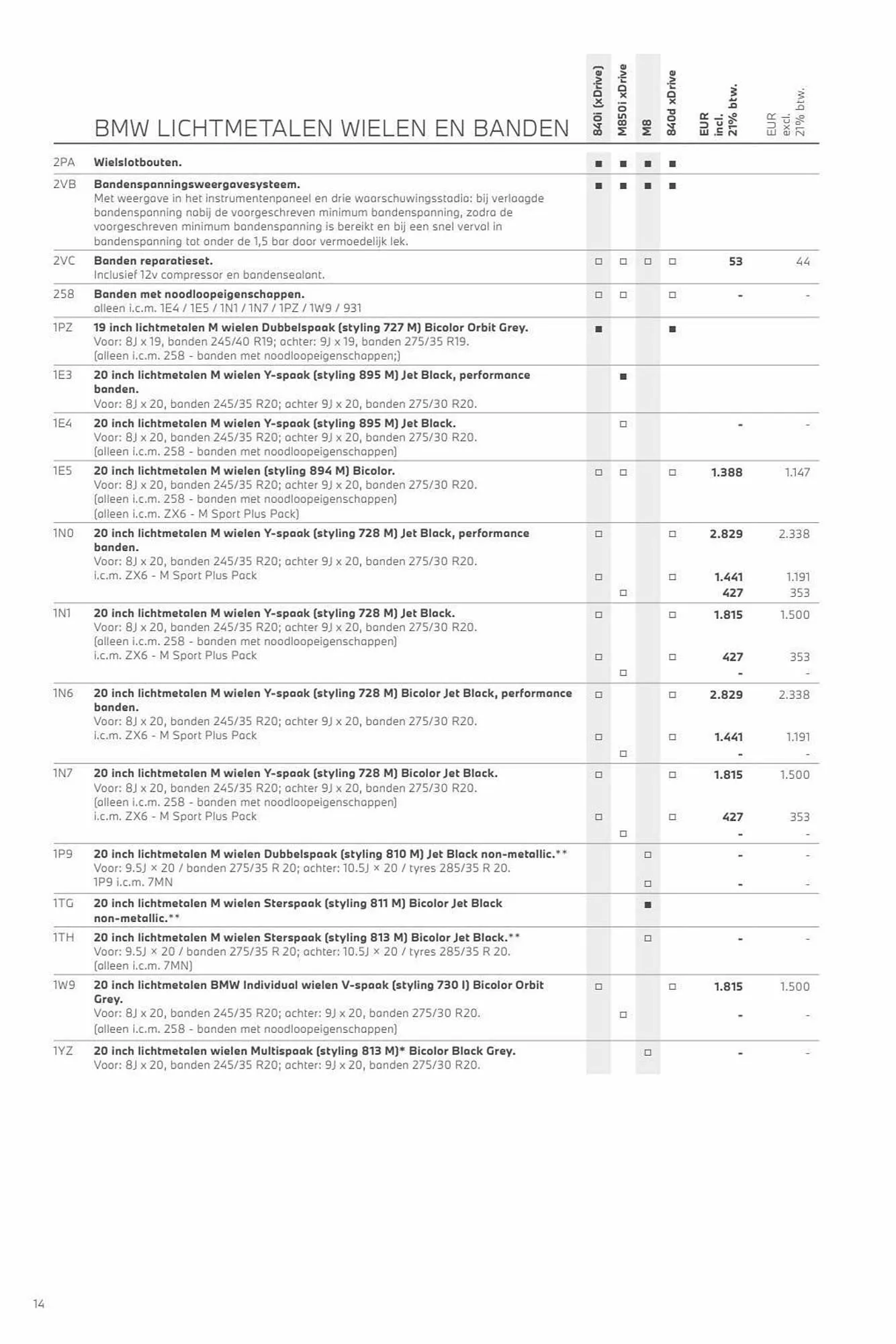 BMW folder - 8 Serie van 31 oktober tot 31 oktober 2023 - Folder pagina 14