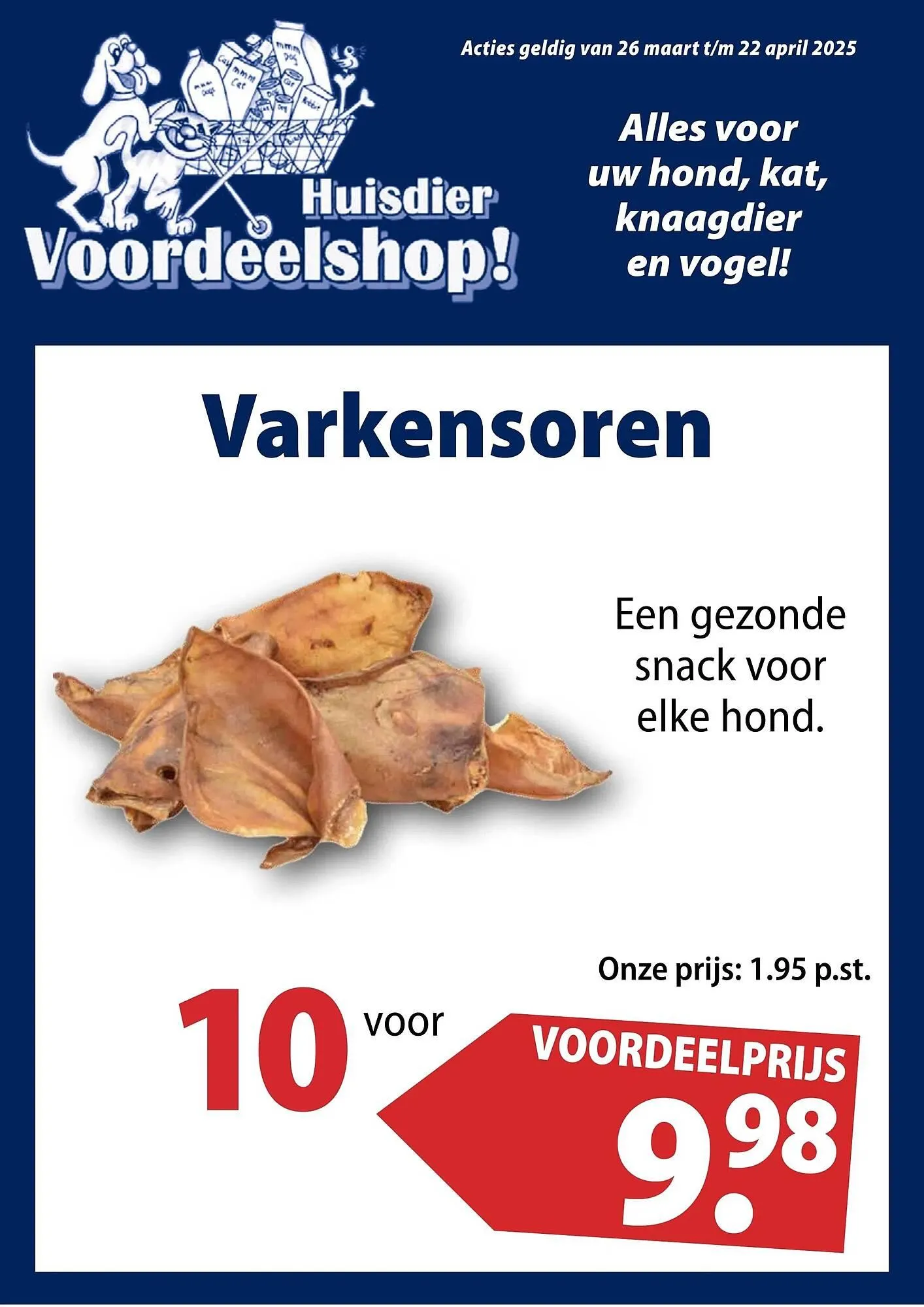 Huisdier Voordeelshop folder - 1