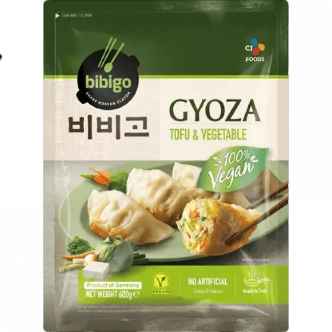 CJ Bibigo Bevroren Gyoza Tofu en Groente 600g