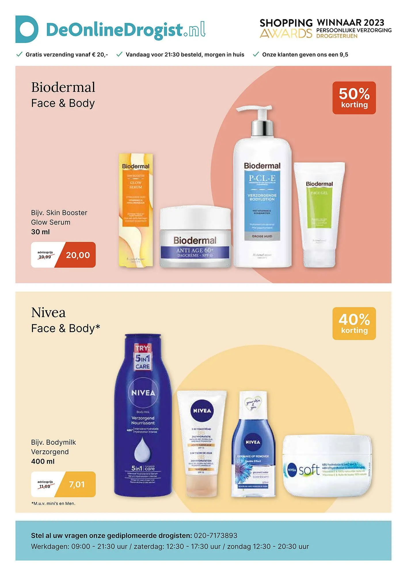 De Online Drogist folder - 1