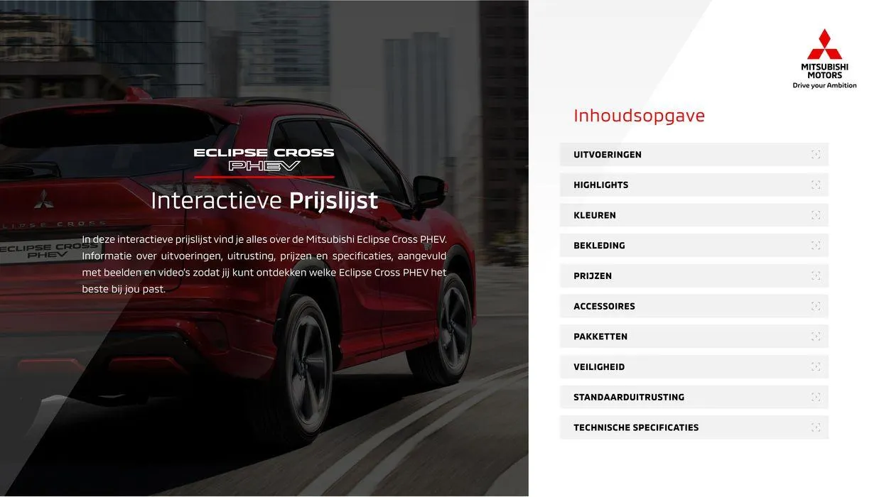 Mitsubishi Eclipse Cross Phev van 24 april tot 24 april 2025 - Folder pagina 2