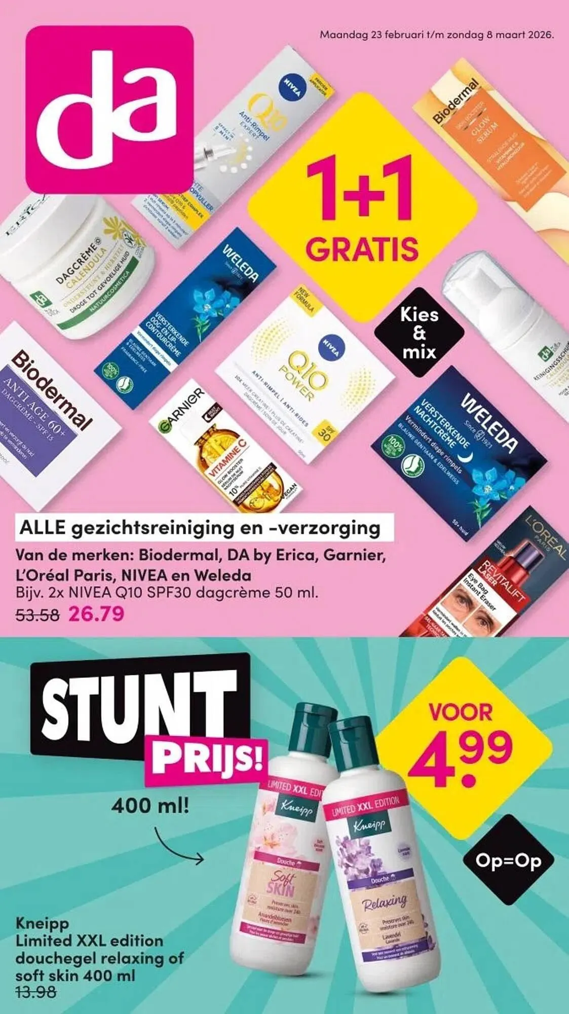 DA folder van 22 februari tot 28 februari 2026 - Folder pagina 1