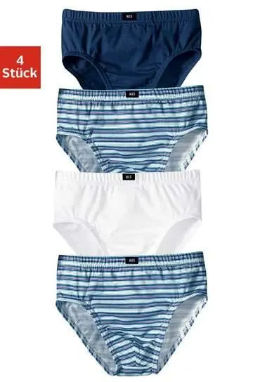 H.I.S Slip coole uni-strepenmix (set, 4 stuks)