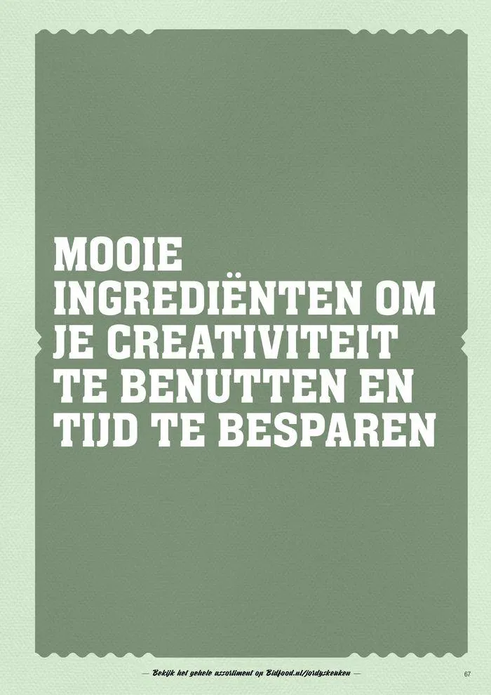 Jordy's Keuken deel 2 van 23 september tot 20 oktober 2024 - Folder pagina 67