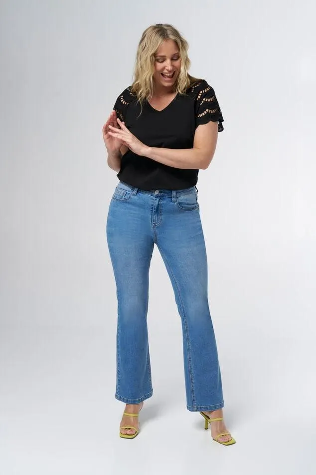 Flared leg jeans JASMIN