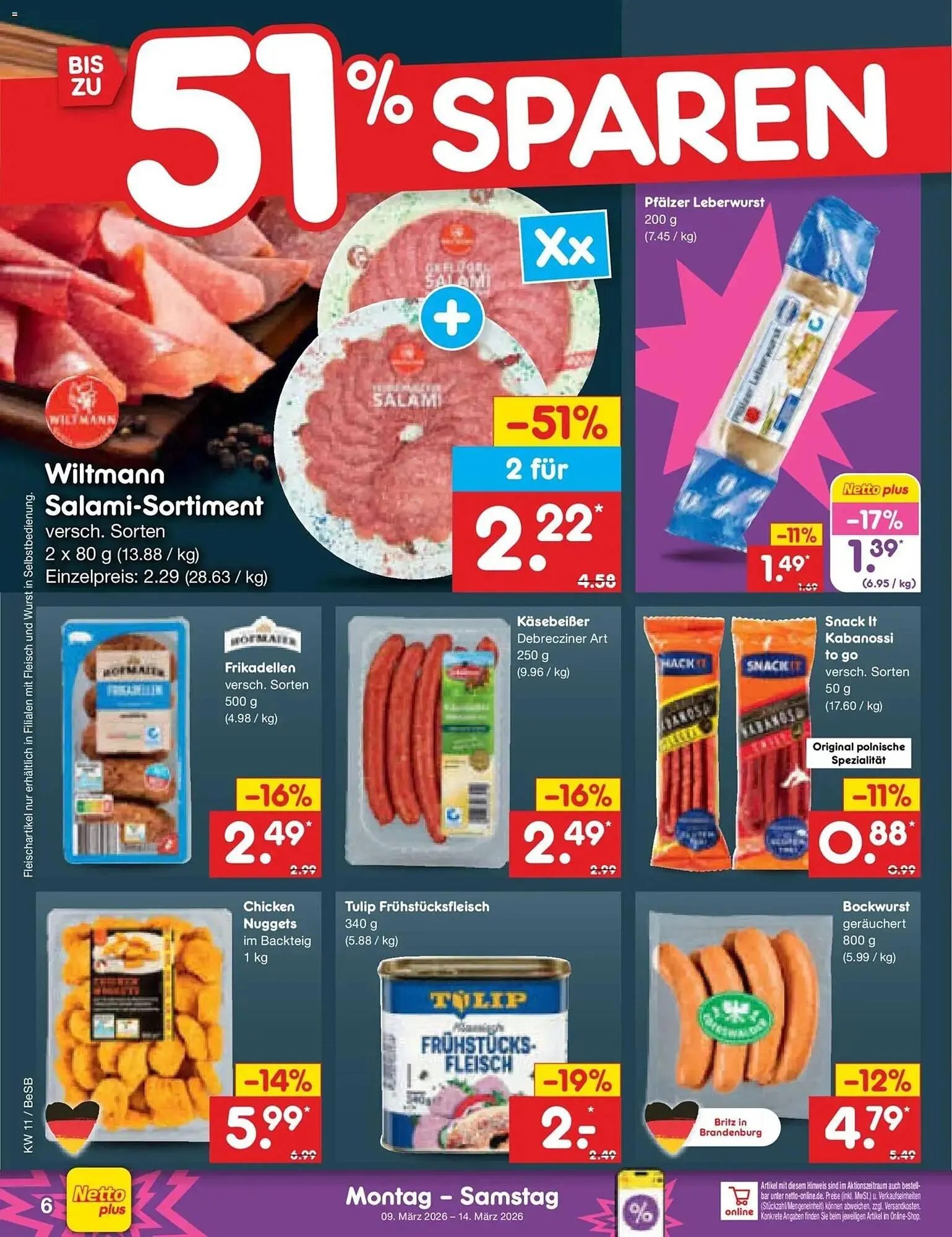 Netto Marken-Discount DE folder van 9 maart tot 14 maart 2026 - Folder pagina 6