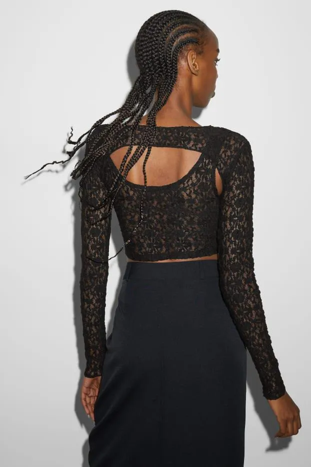 CLOCKHOUSE - korte longsleeve