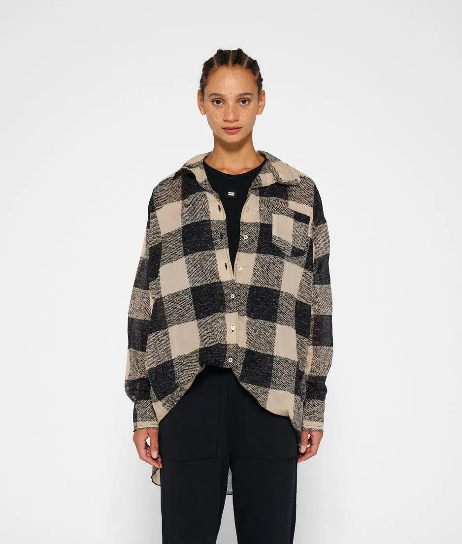 oversized shirt check