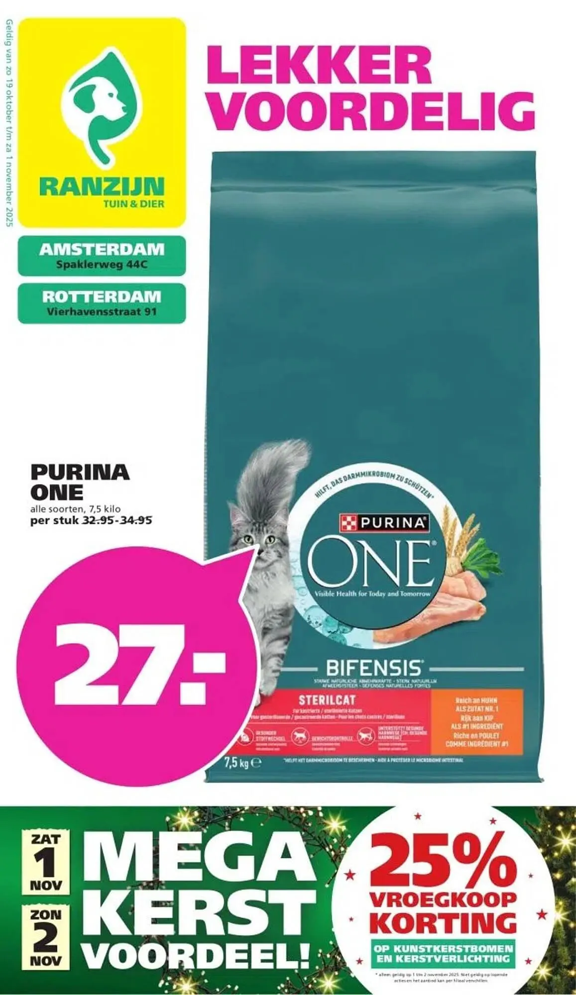 Ranzijn folder van 19 oktober tot 1 november 2025 - Folder pagina 1
