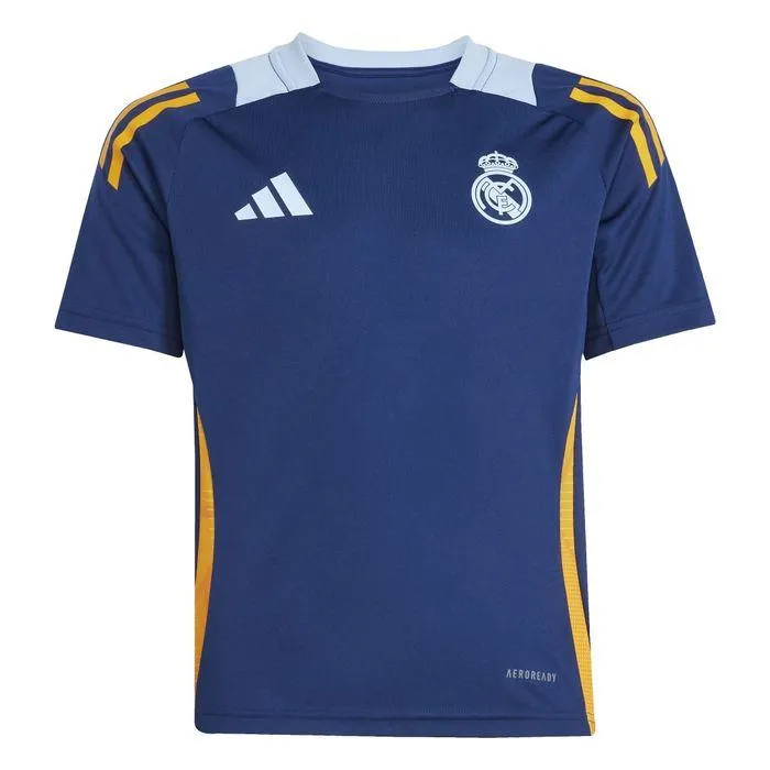 Adidas Real Madrid voetbalshirt junior team navy blue crew orange glow blue