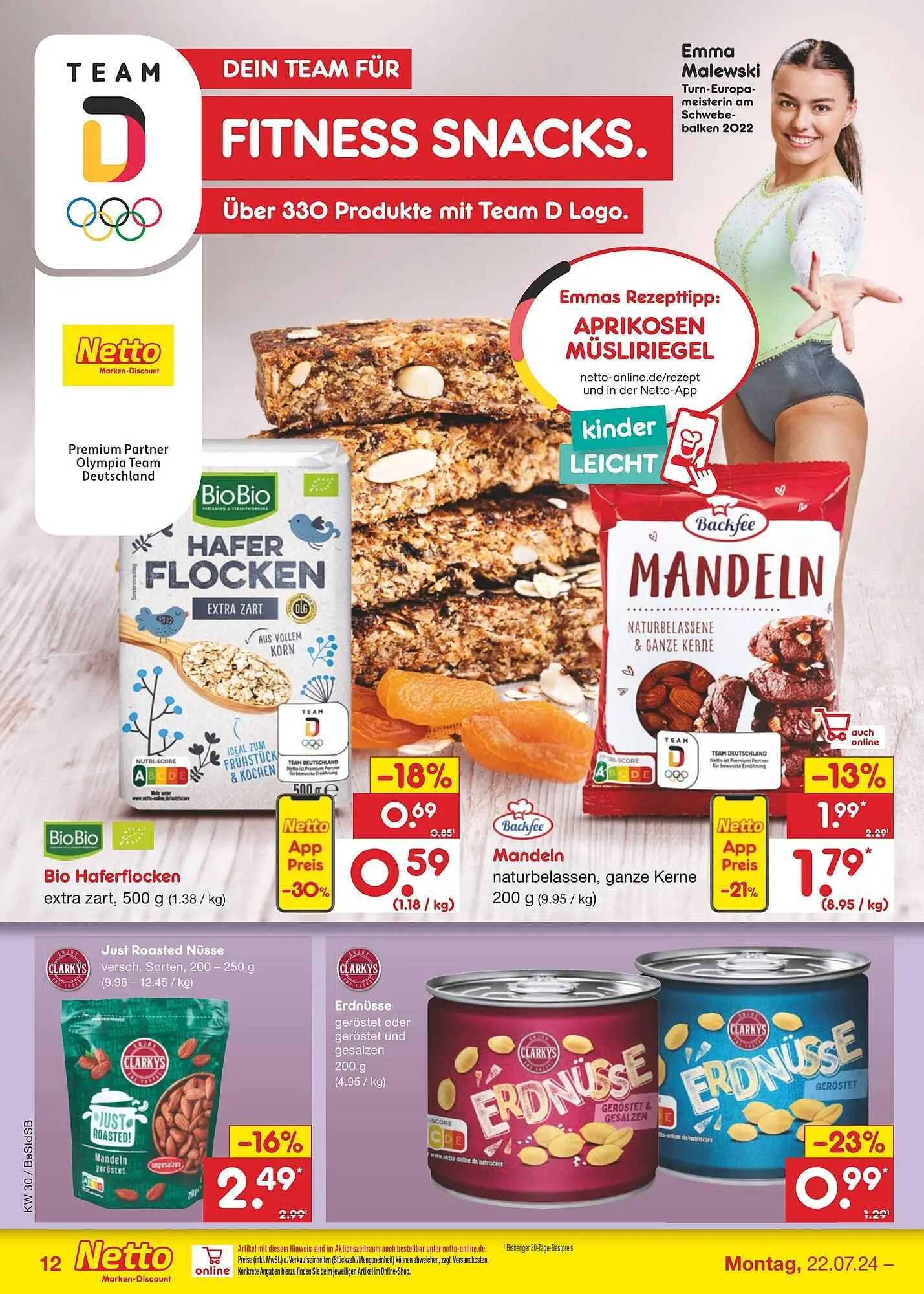 Netto Marken-Discount DE folder van 22 juli tot 27 juli 2024 - Folder pagina 12