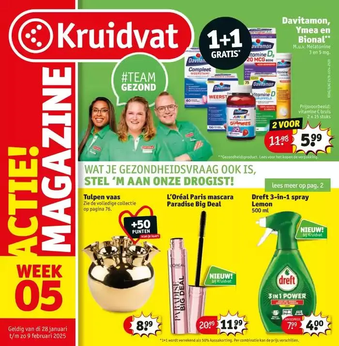 Kruidvat folder van 27 januari tot 9 februari 2025 - Folder pagina 1