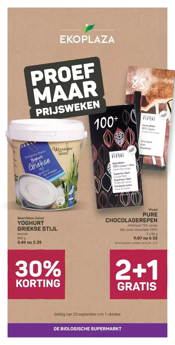 Eko Plaza folder! van 26 september tot 10 oktober 2024 - Folder pagina 1