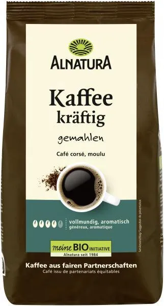 Alnatura Kaffee gemahlen kräftig