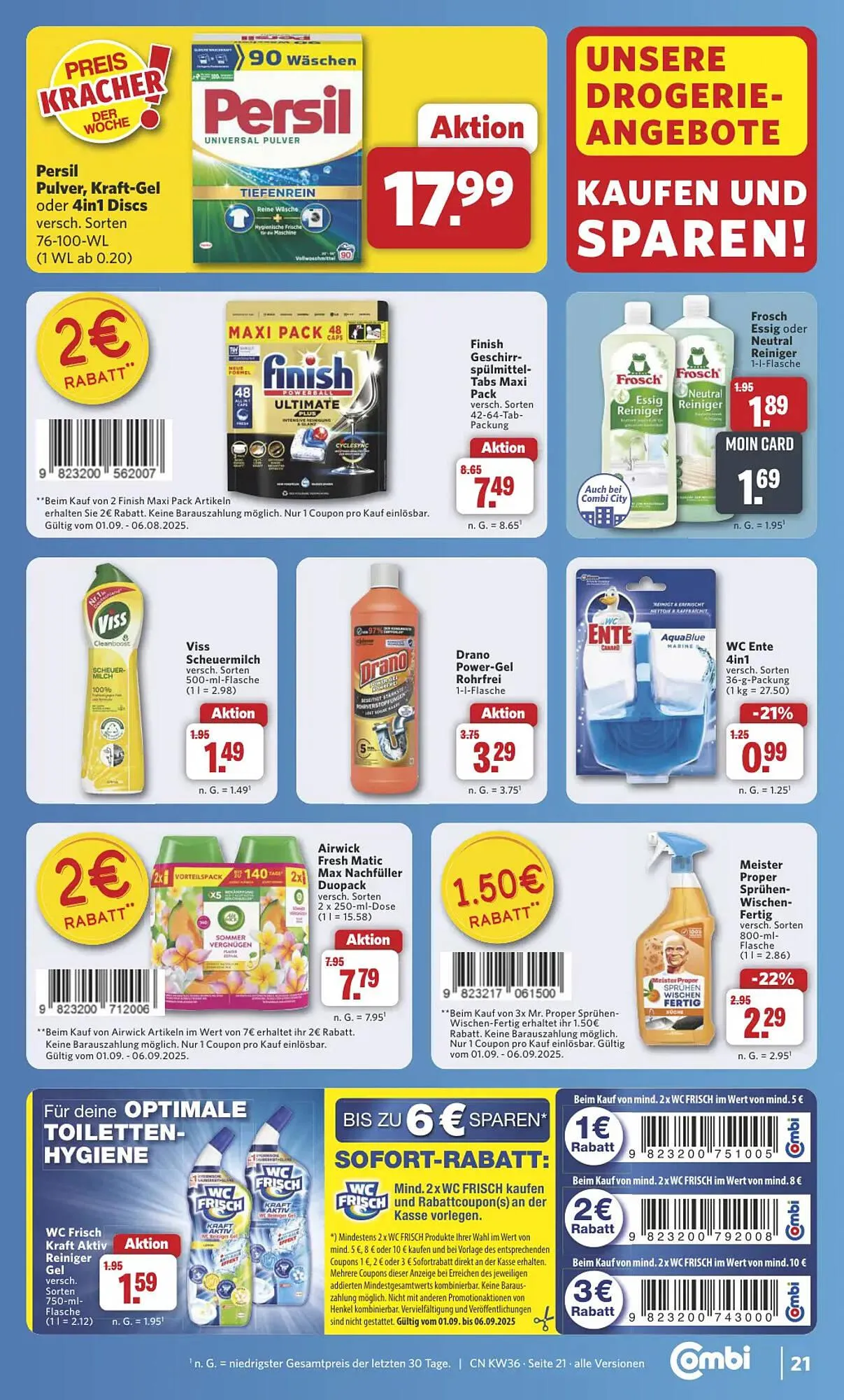Combi Markt DE folder van 1 september tot 6 september 2025 - Folder pagina 29