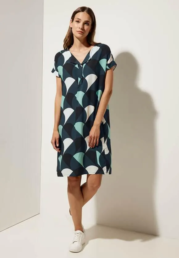 Viscose jurk met print