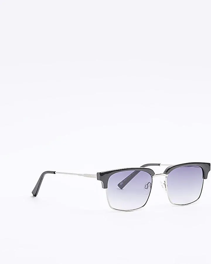 Black Tinted Lenses Square Sunglasses