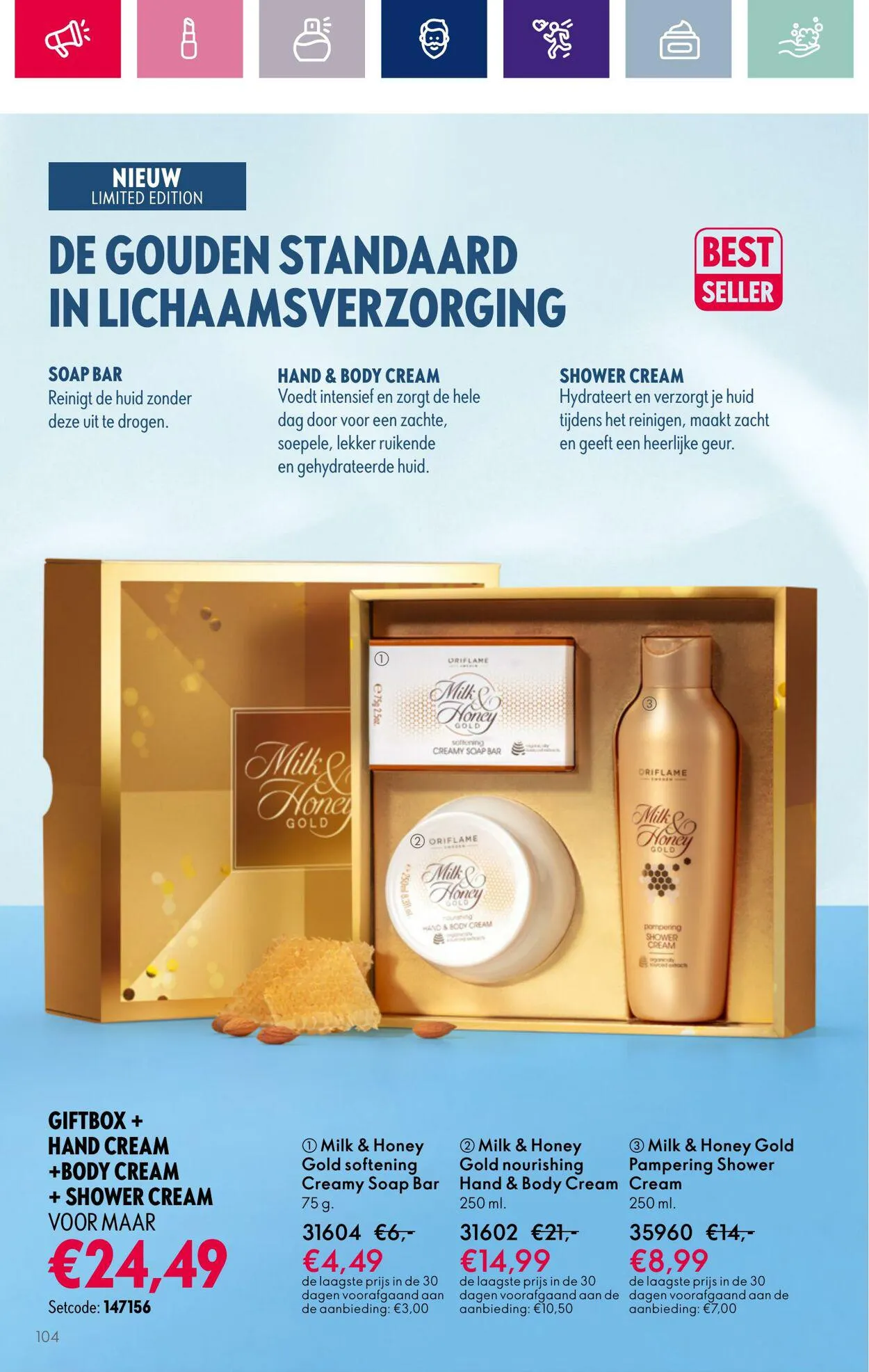 Oriflame Actuele folder van 29 november tot 19 december 2023 - Folder pagina 104