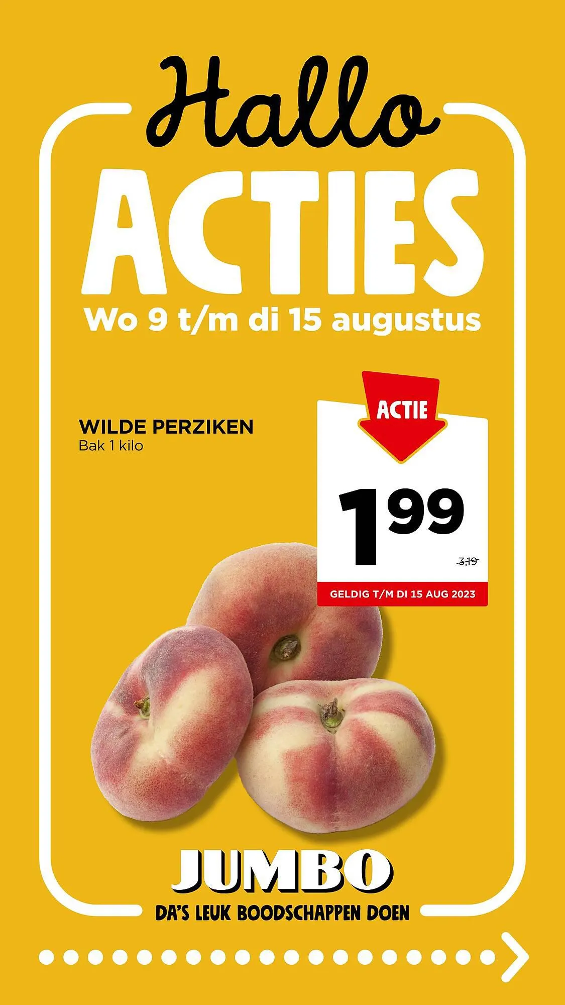 Jumbo folder week 32 van 9 augustus tot 15 augustus 2023 - Folder pagina 1