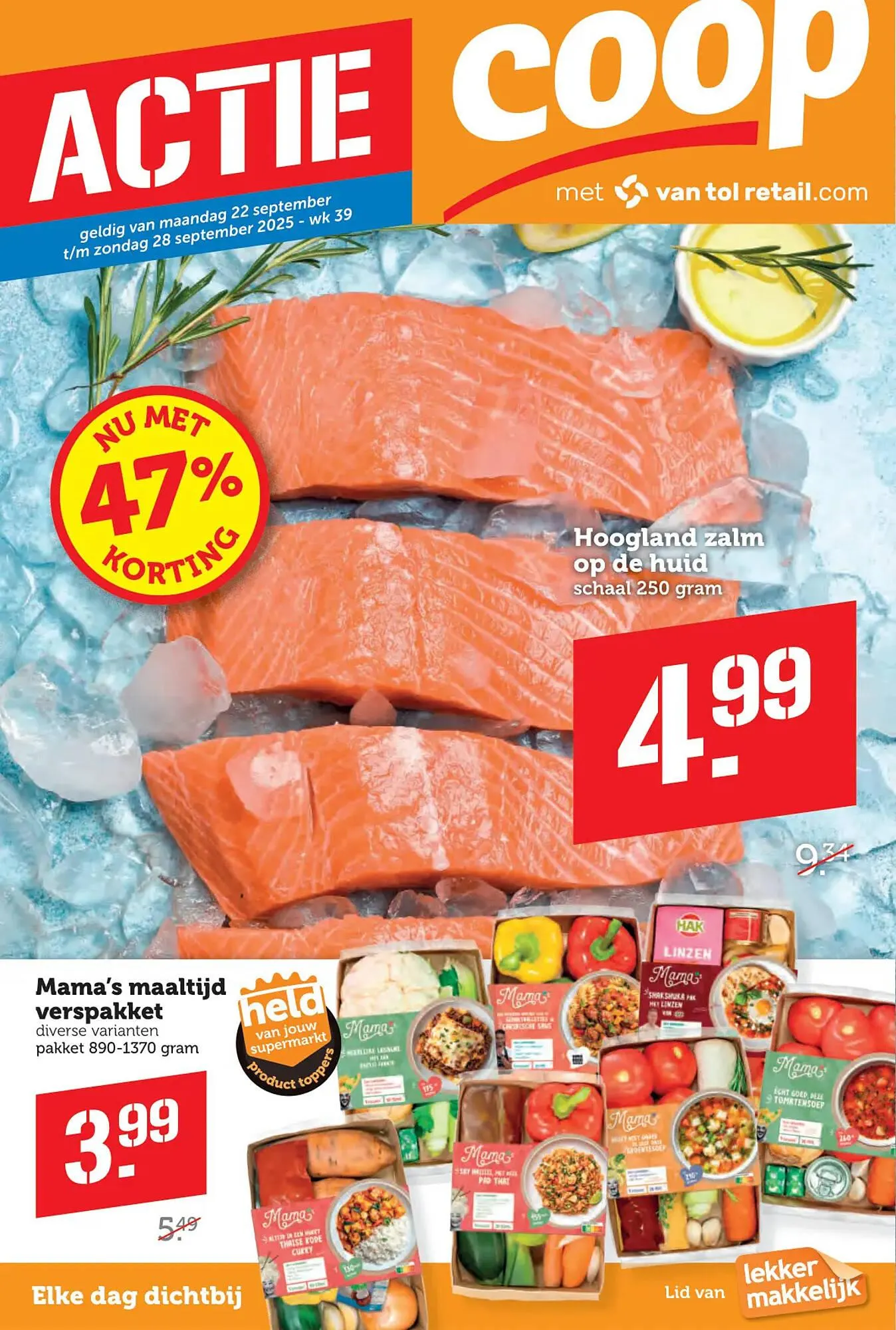 Coop folder van 22 september tot 28 september 2025 - Folder pagina 1