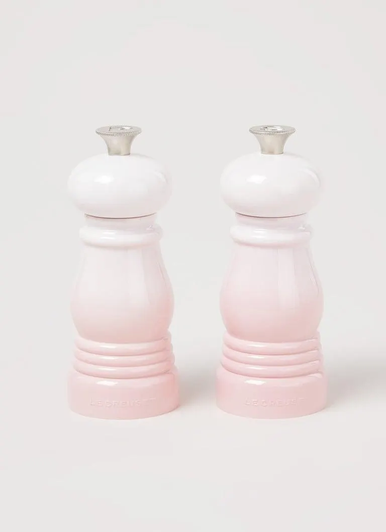 Peper- en zoutmolen 13 cm set van 2