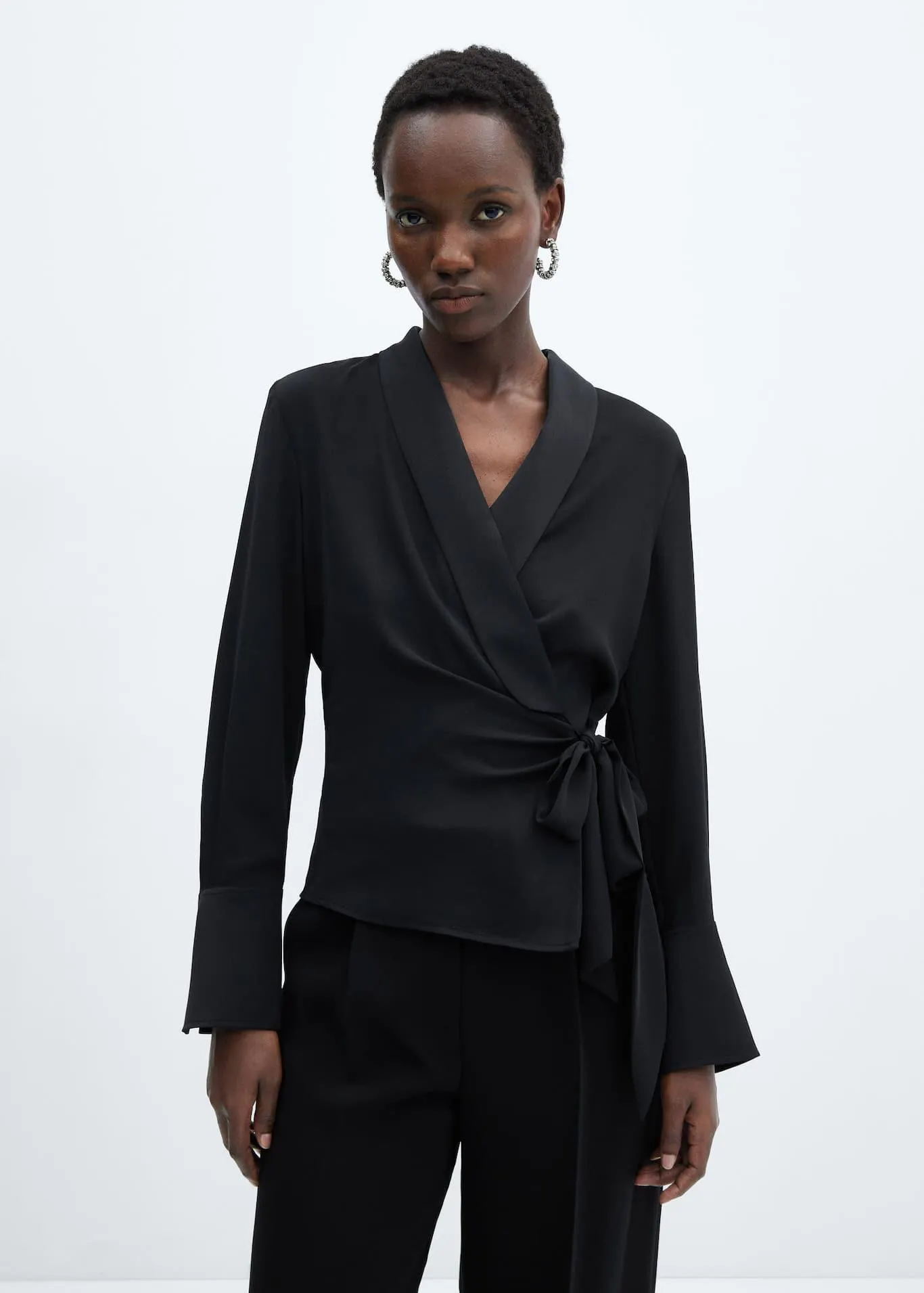 Overslagblouse met revers