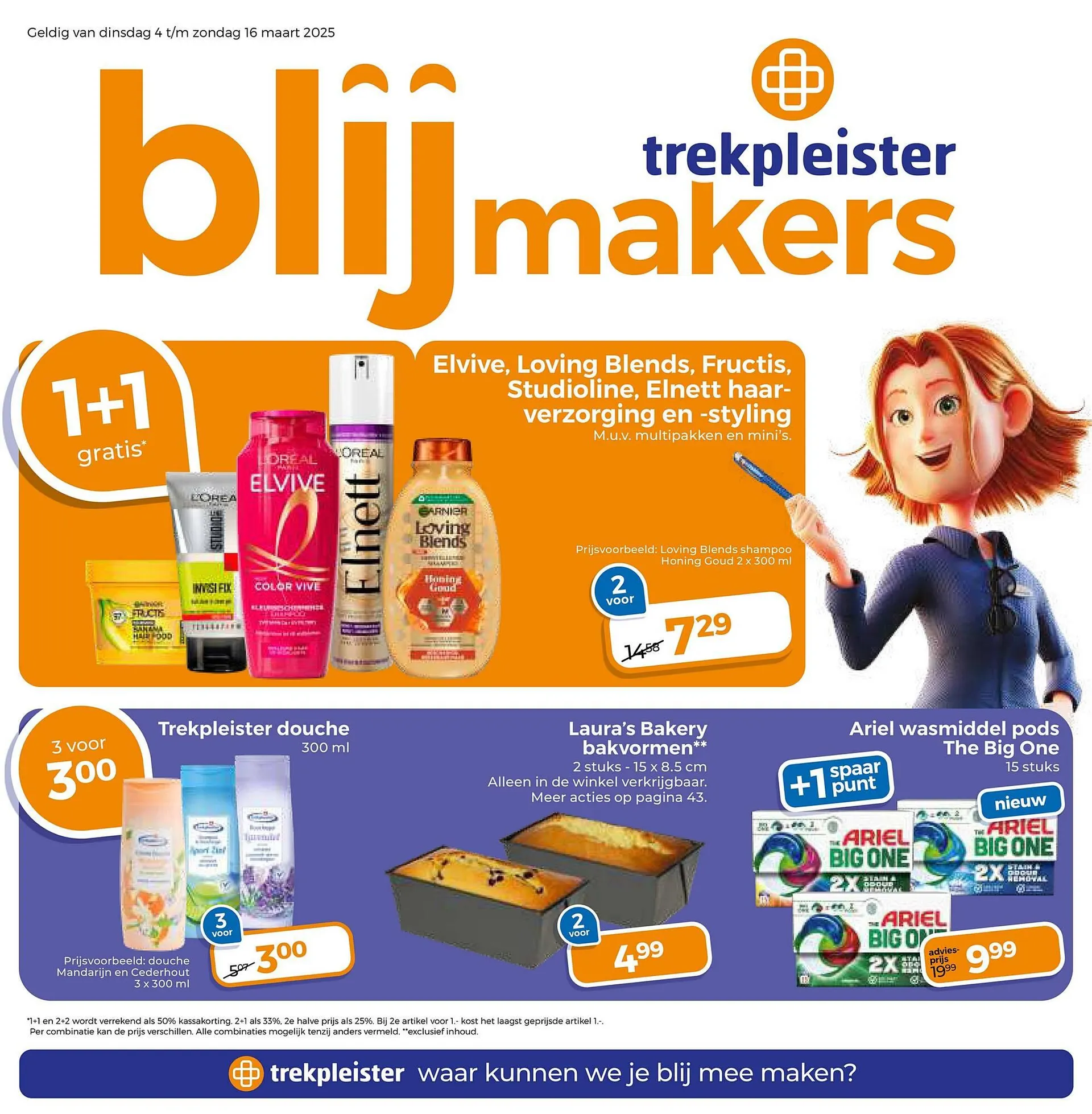 Trekpleister folder van 4 maart tot 16 maart 2025 - Folder pagina 1