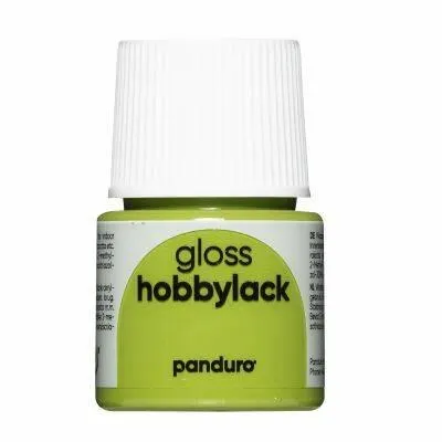 Panduro hobbylak - 45 ml - glans - bladgroen