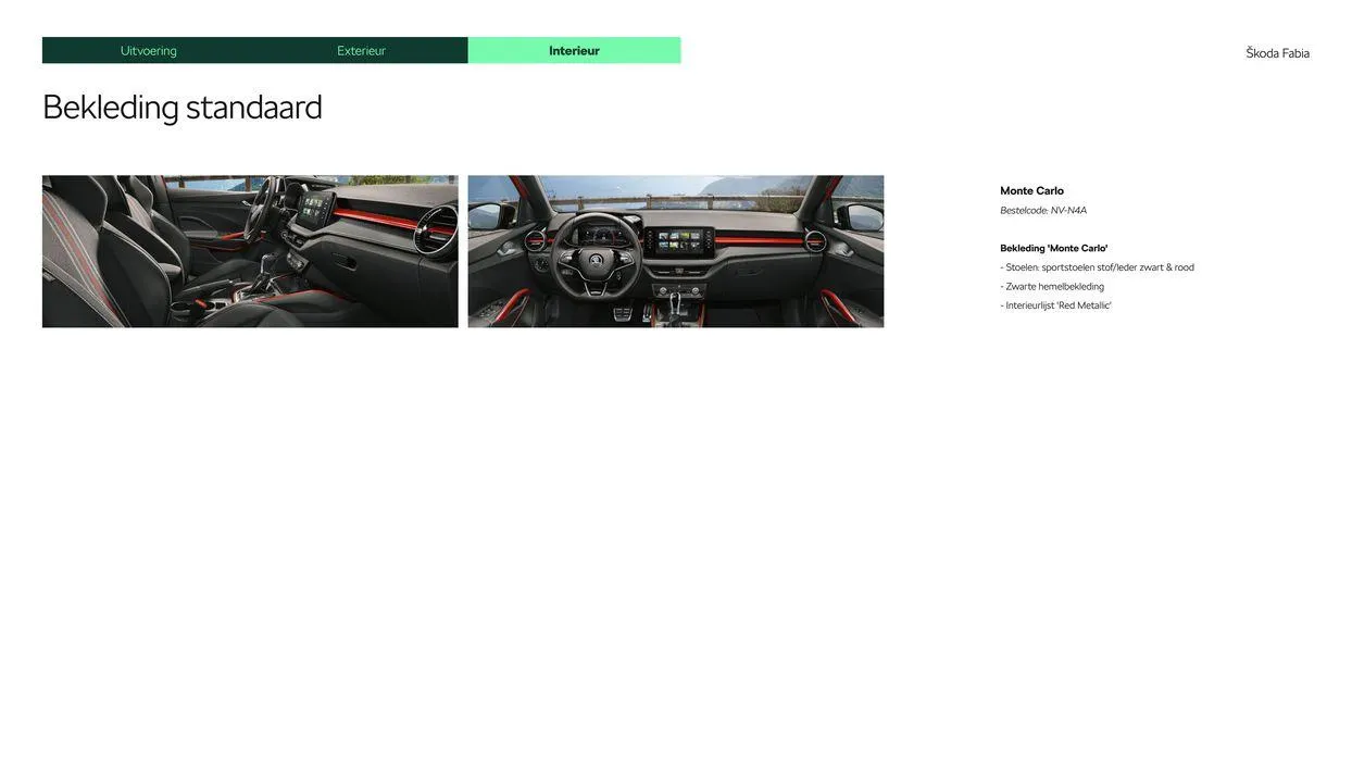 Škoda Fabia prijslijst per 10 januari 2024 van 26 juni tot 26 juni 2025 - Folder pagina 12