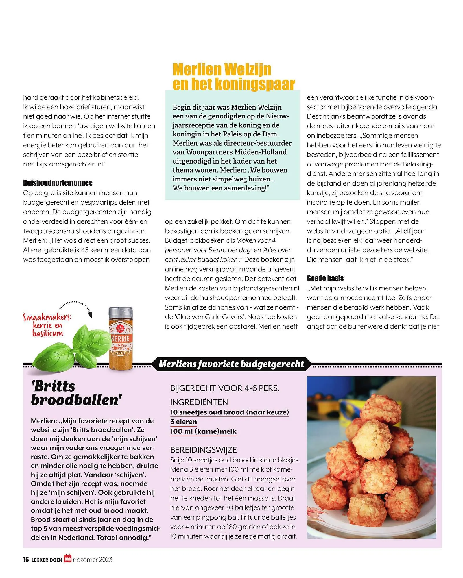 Dirk nazomer magazine van 1 september tot 30 september 2023 - Folder pagina 14