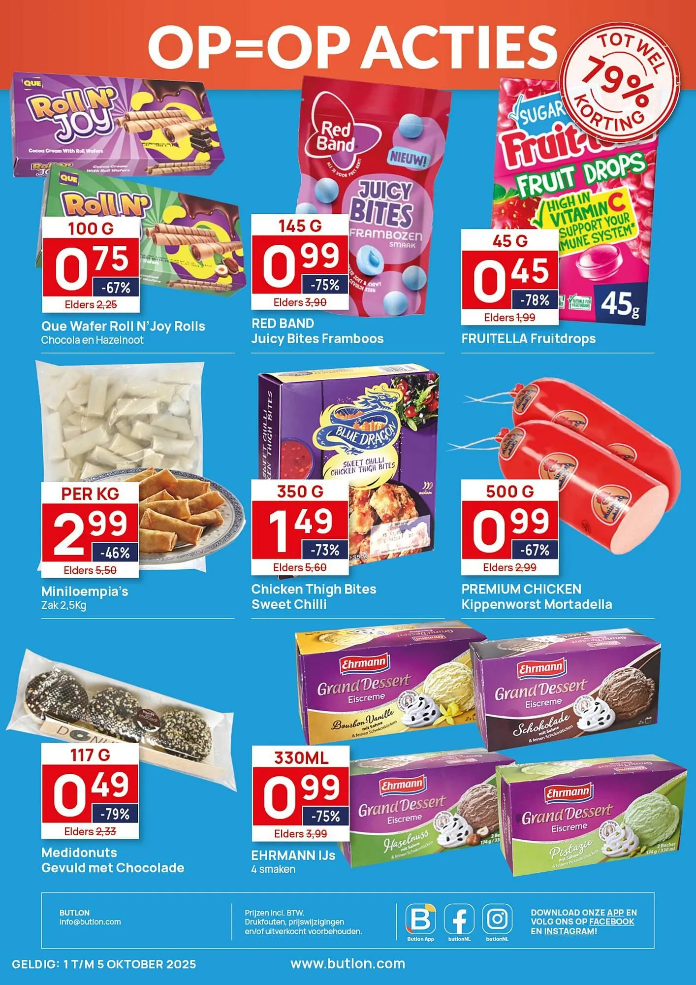 Butlon folder van 1 oktober tot 5 oktober 2025 - Folder pagina 2